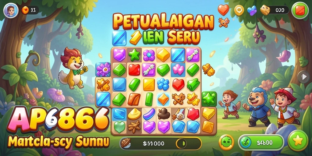 Gameplay seru dari AP686, cocok untuk pencinta Match-3.