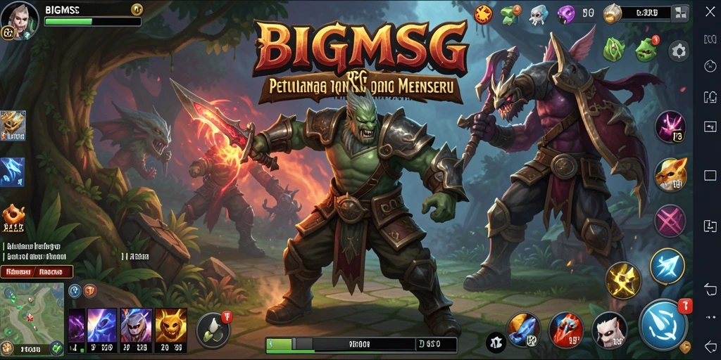 Gameplay intens dan karakter unik dalam RPG BIGMSG.