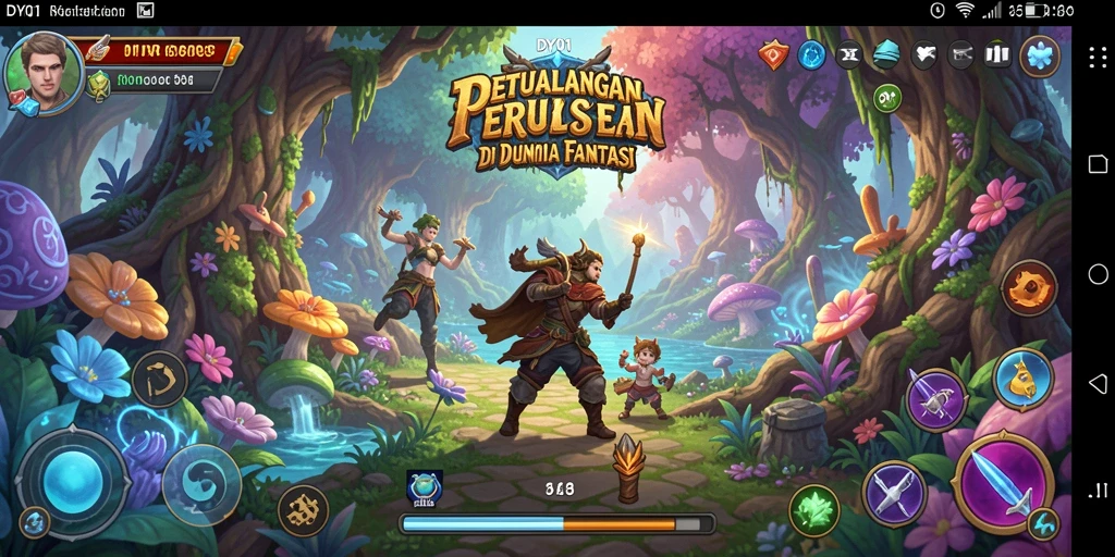 Gameplay DY01 yang mendebarkan dalam dunia petualangan yang menakjubkan.