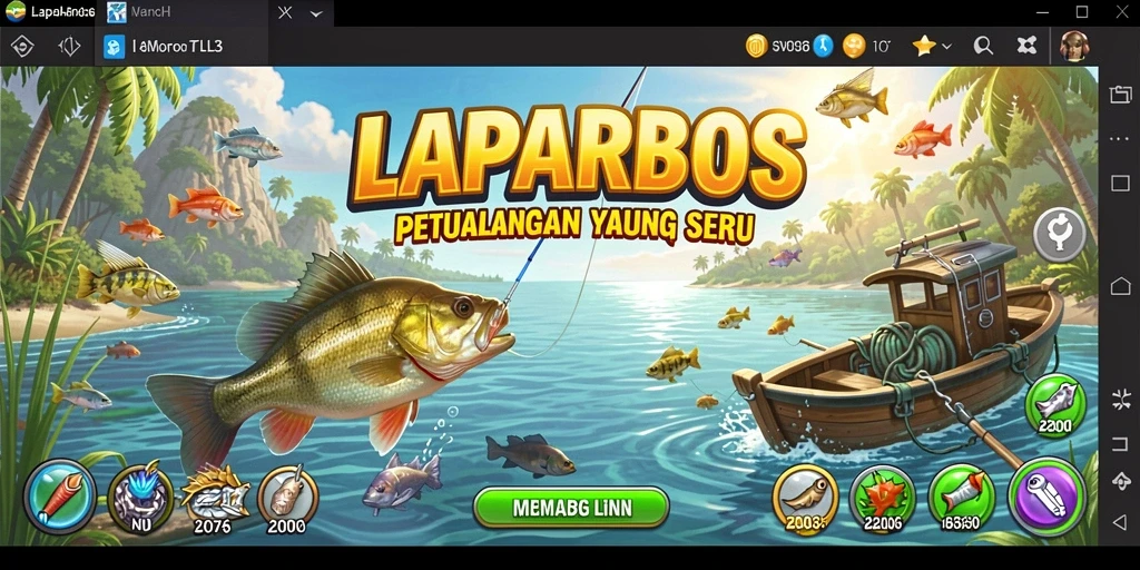 Tangkapan besar di LAPARBOS dengan grafis yang memukau.
