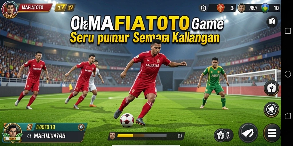 Tangkapan layar MAFIATOTO menampilkan aksi pertandingan olahraga yang mendebarkan.
