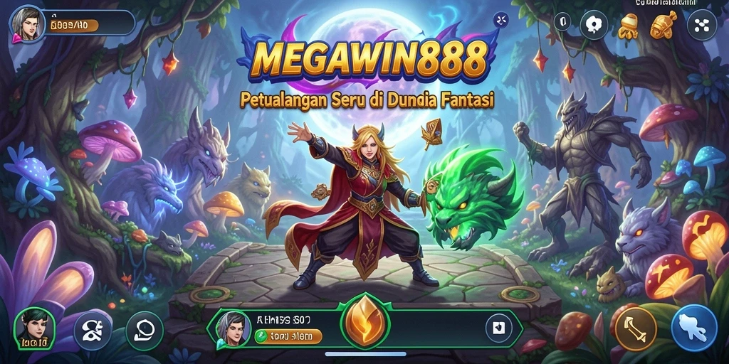 Tangkapan layar gameplay MEGAWIN888 yang menampilkan petualangan menakjubkan.