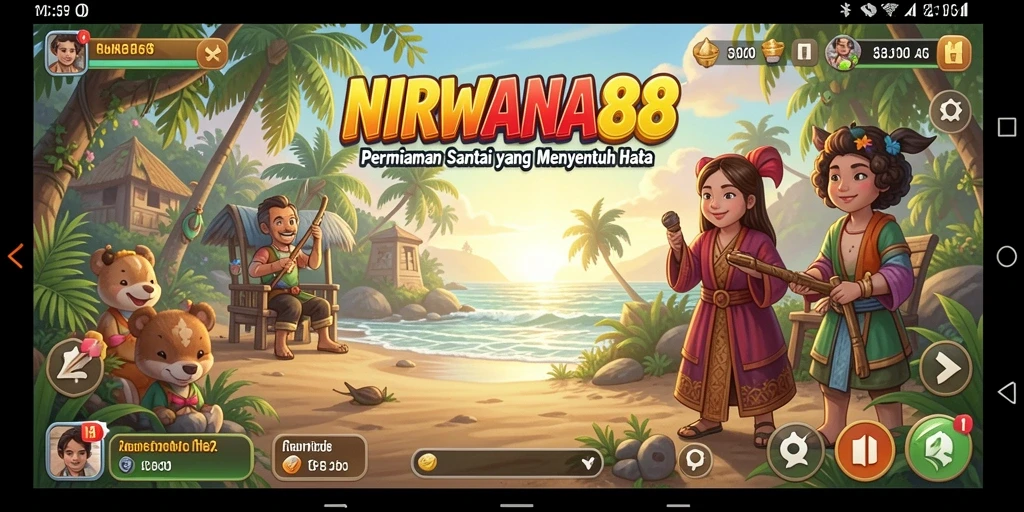 Tampilan seru dan menarik dari NIRWANA88 saat gameplay.