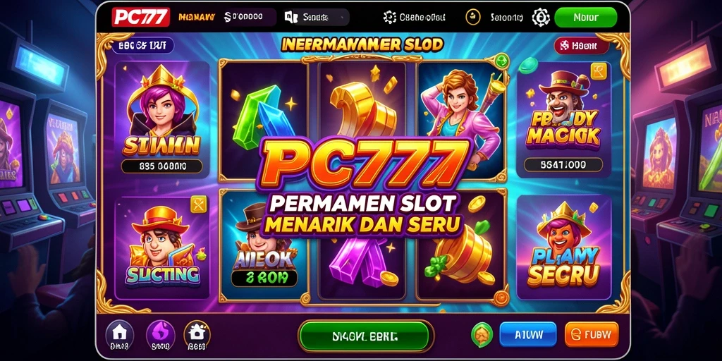 Tampilan gameplay slot yang menakjubkan di PC777.