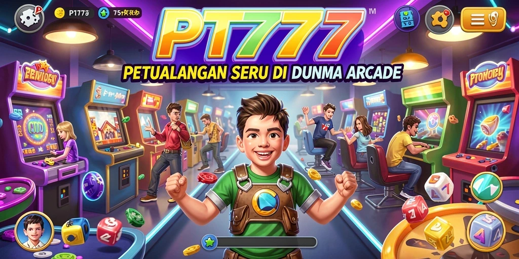 Tampilan gameplay PT777 yang penuh warna dan seru.