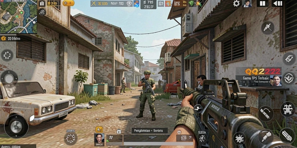 Tampilan gameplay exciting dan mendebarkan dari QQ222.