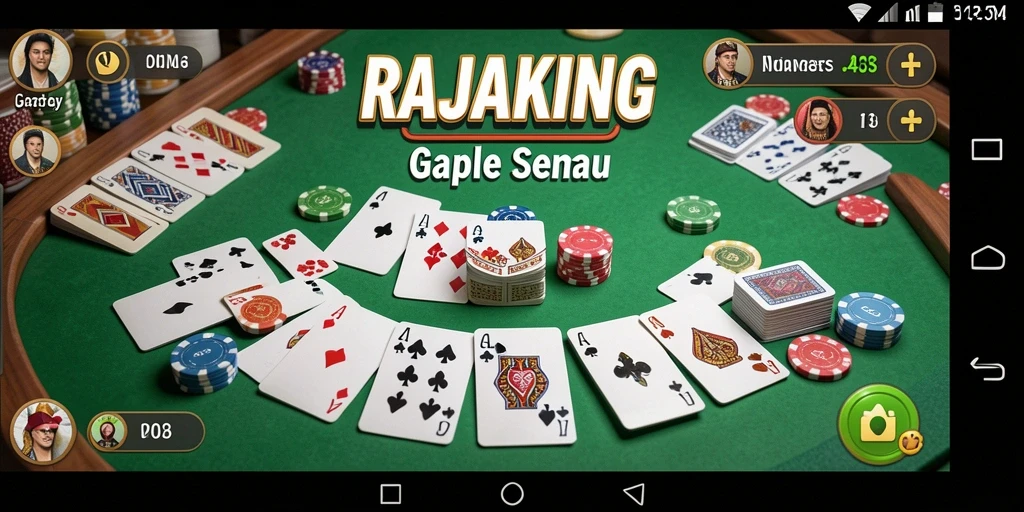 Tampilan gameplay RAJAKING yang seru dan menarik.