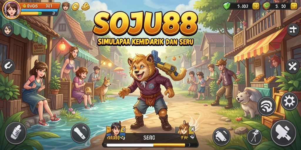 Tampilan menarik dari gameplay SOJU88 dengan karakter dan lingkungan yang beragam.