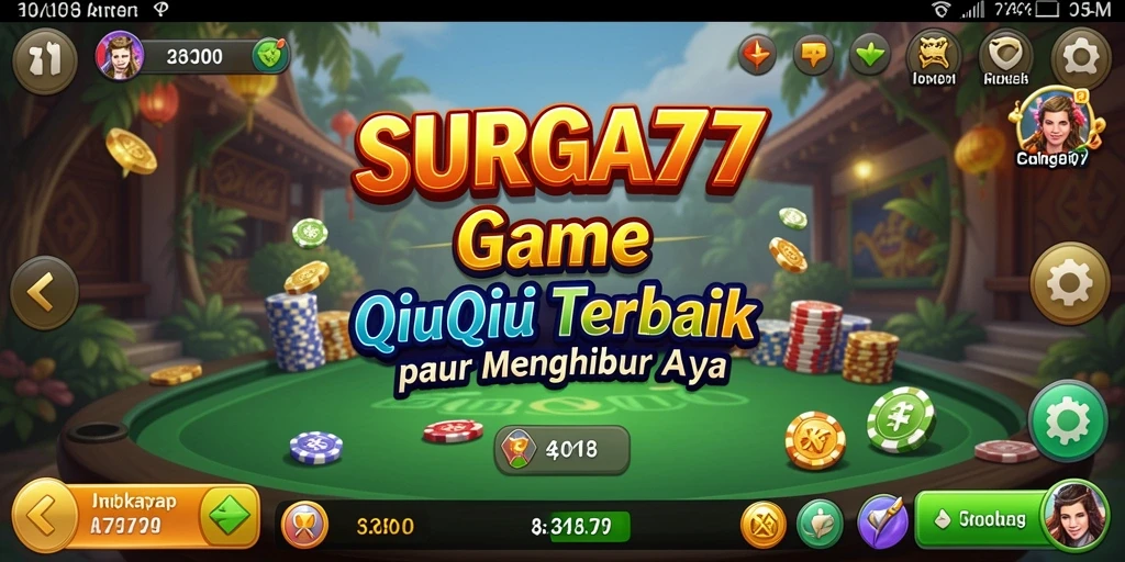 Tampilan gameplay yang menarik dari SURGA77 saat bermain QiuQiu.