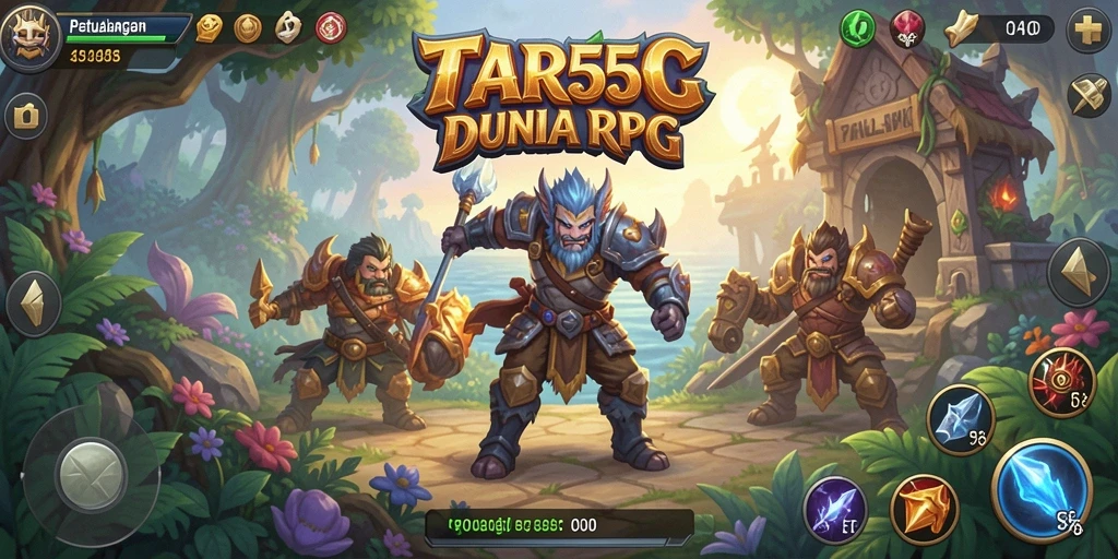 Tampilan gameplay TAR555 yang menegangkan dan penuh aksi RPG.