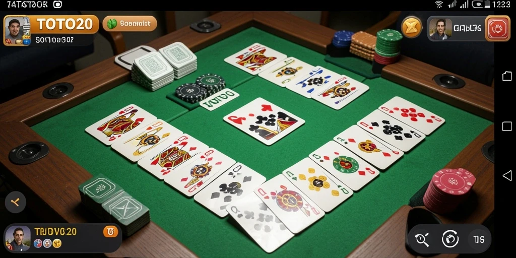 Tampilan menarik dari gameplay Gaple di TOTO20.